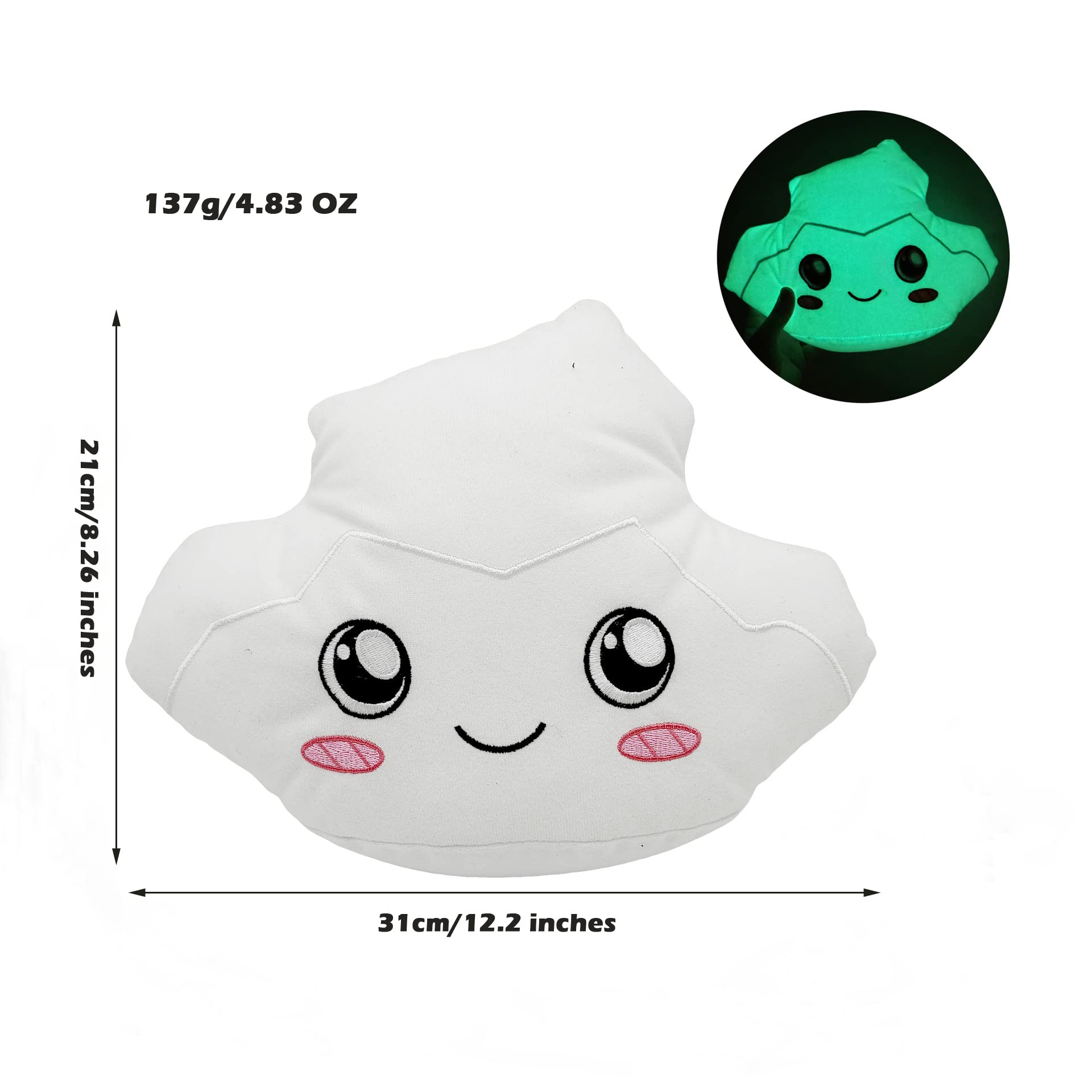Amazon.co.jp: 暗い幽霊のぬいぐるみで光る、ぬいぐるみは暗闇で光る 