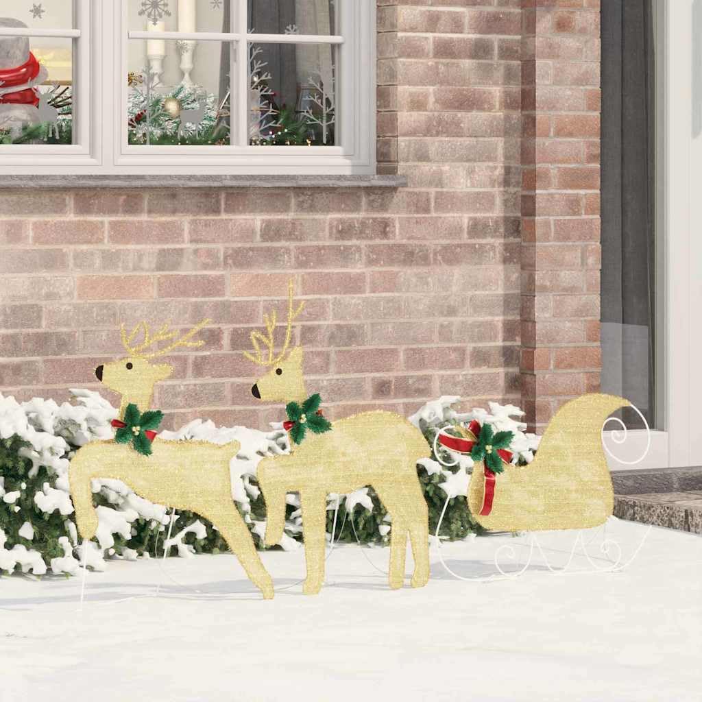 Festnight Beleuchtet Außen Led Rentier Outdoor 3er Set Weihnachtsdeko Draußen Weihnachtsfiguren Weihnachtsbeleuchtung Außen Figuren Weihnachten Deko Weinachtsdekorationen