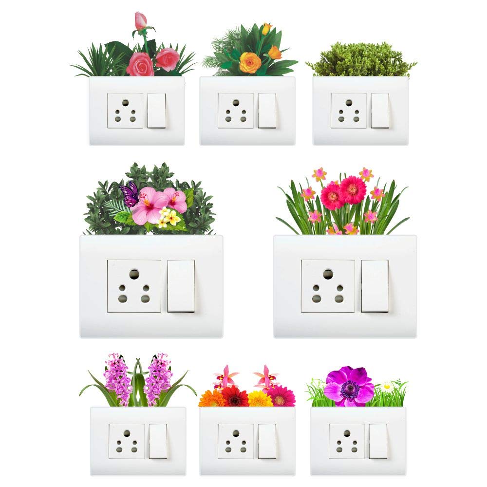 AH Decals Decorative Switch Board/Panel Floral Design Vinyl Wall Stickers (Multicolour), Self-Adhesive (B08R2264QJ) Amazon Price History, Amazon Price Tracker