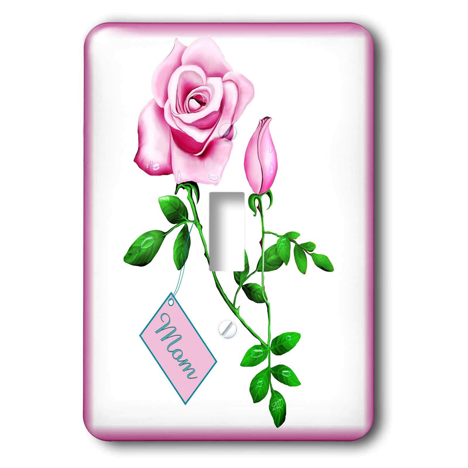 Interrupteur rose rose pour décorer une chambre de fille ou un salon