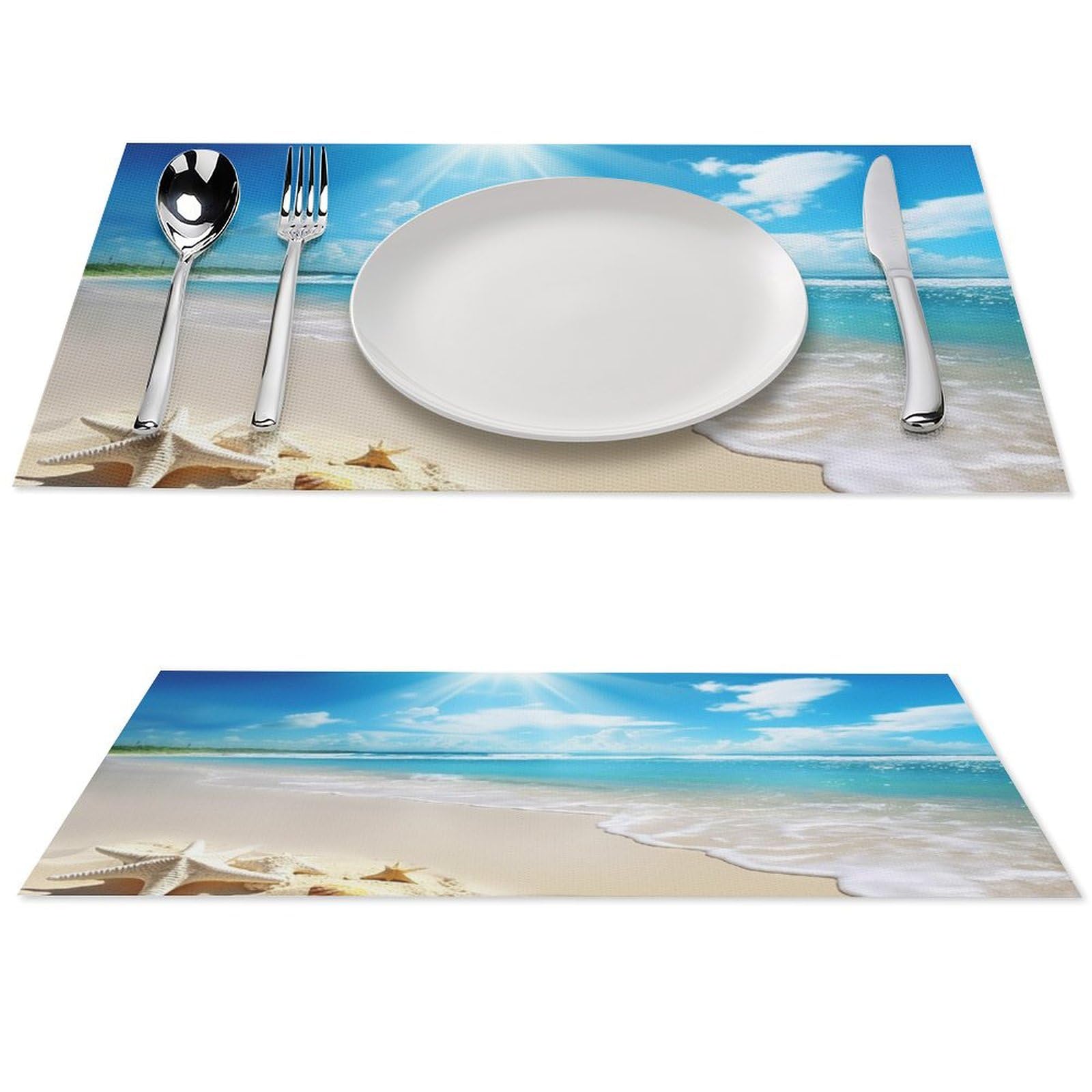 Sets de table antidérapants résistants à la chaleur lot de 6 pour cuisine propre