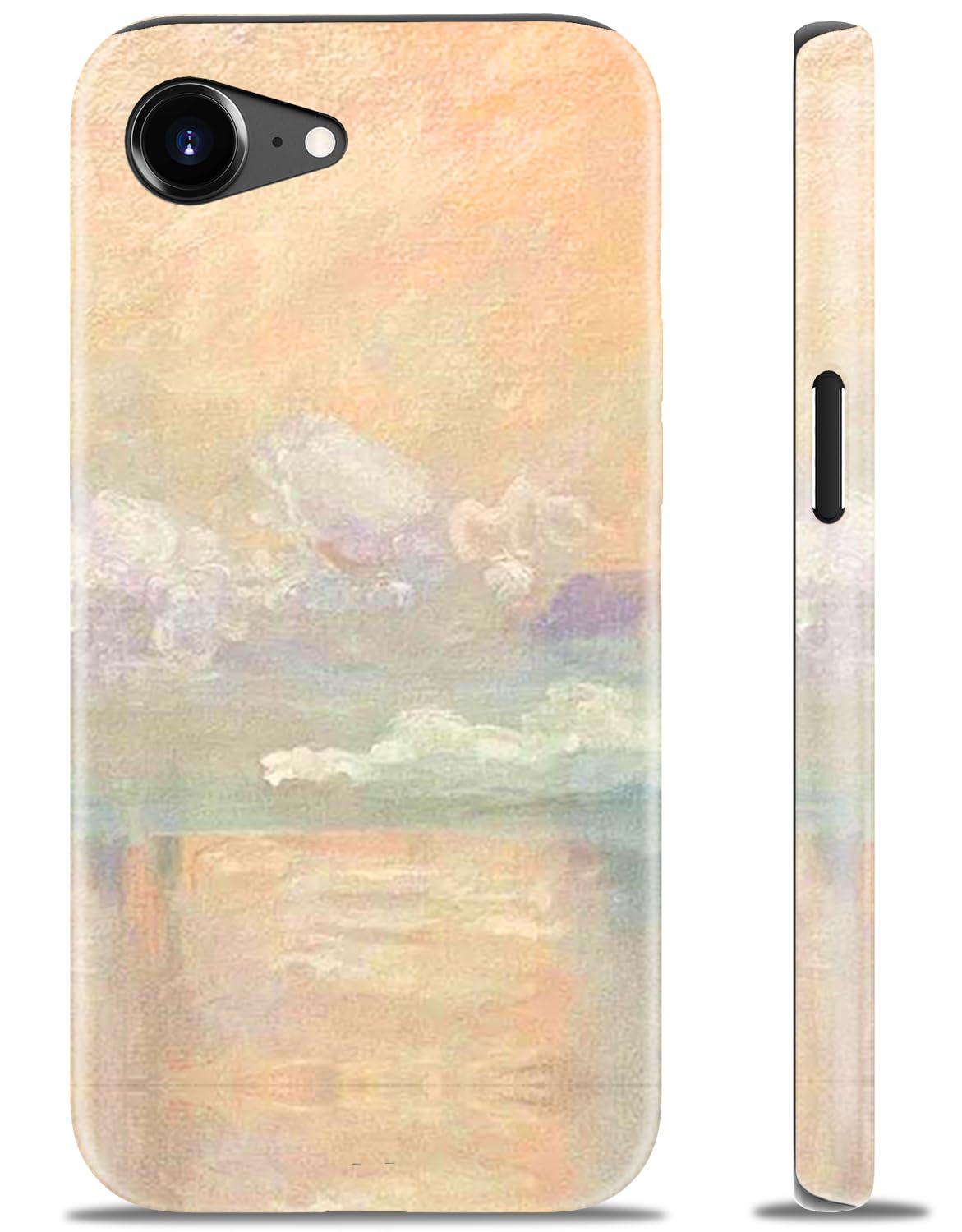 LUXMERRY for iPhone 16e Case Cute - Wireless Charging Compatible - Dual-Layer Hard Shell + Silicone Cover - Protective Phone Case Aesthetic Trendy