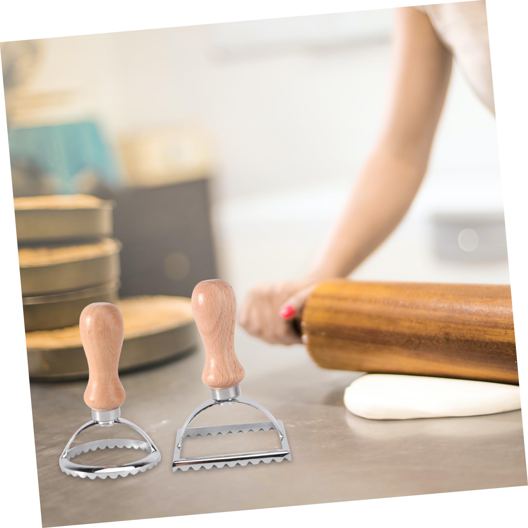 TOPBATHY 2 Set Di Per Dolci Per Biscotti Per Biscotti in Rilievo A Forma Di Pizzo Per Ragazzi E Ragazze 3 Pezzi*2