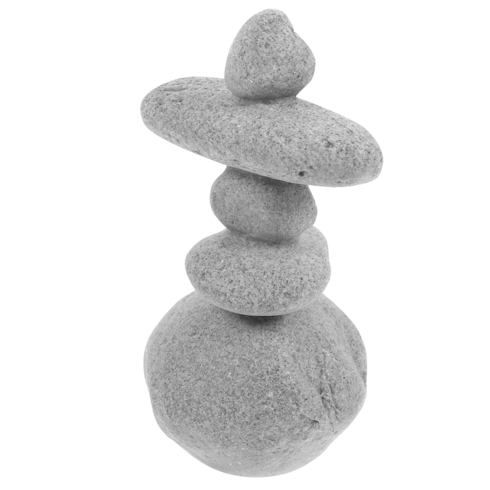 Amazon.co.jp: DRESSOOS 石積み石の装飾品 ケルンの岩の彫刻 ケルンの