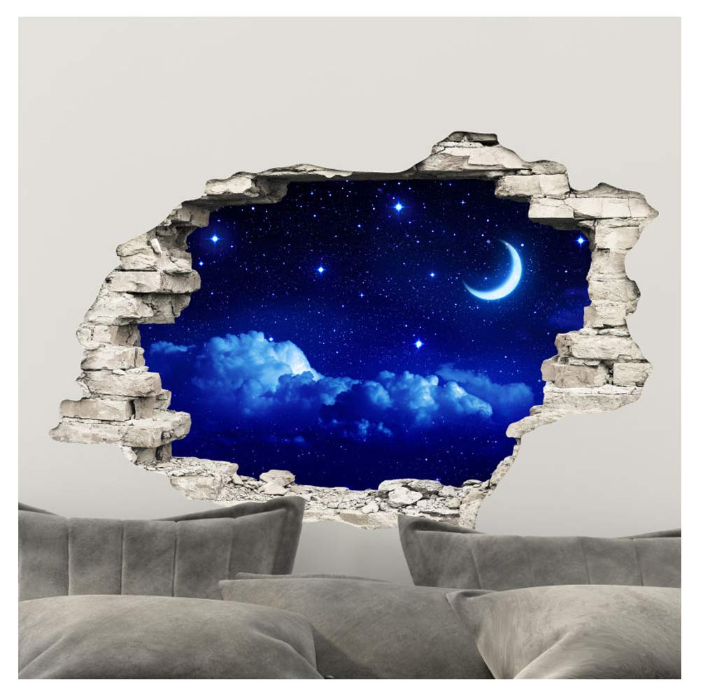Ambiance Sticker Adhesivos de Vinilo con Efecto 3D, 60 x 90 cm
