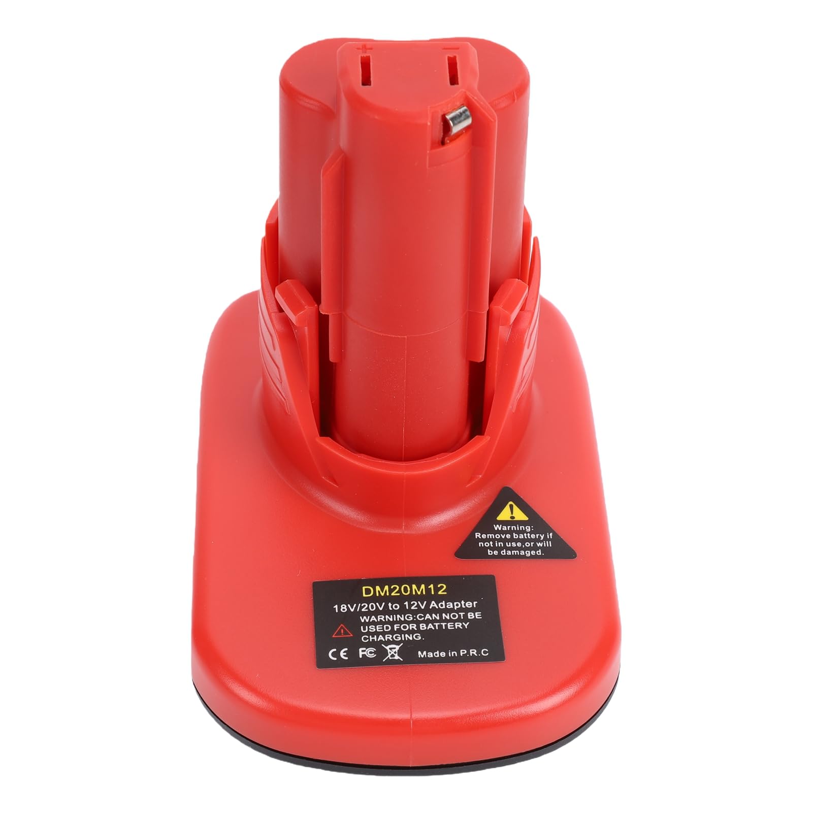 Jiawu Adapter Akumulatora do Narzędzia Milwaukee 18V do 12V M12