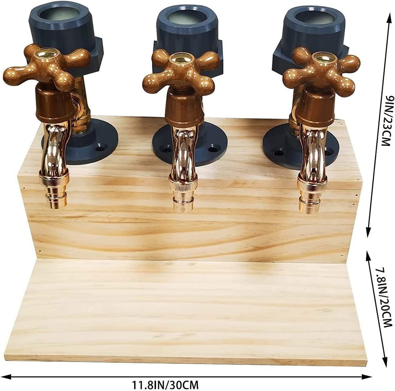 Amazon｜木製ウイスキー酒ディスペンサー、酒アルコール