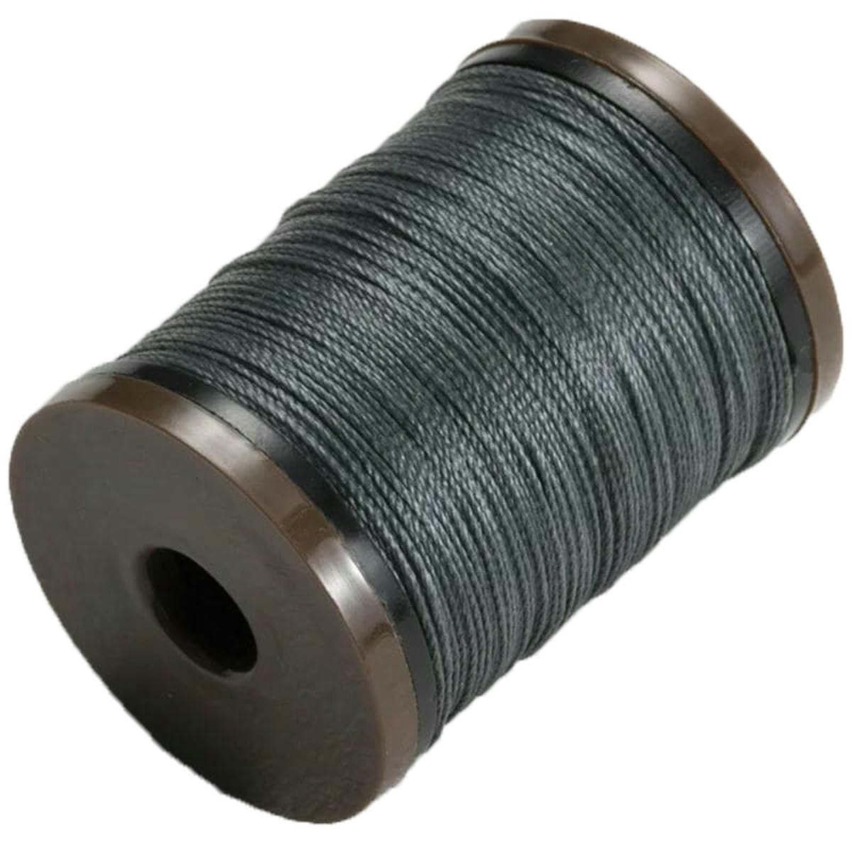 0.4/0.5/0.6/0.8mm Round Waxed Thread for Leather Craft Sewing and Jewelry Handmade Braided Polyester Cord Wax Coated Strings-21- Gray-0.4.0mm 110m