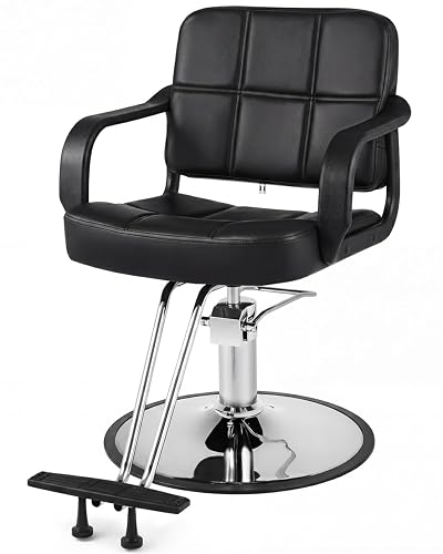 Artist hand Salon Chair for Hair Stylist, Hydraulic Barber Styling