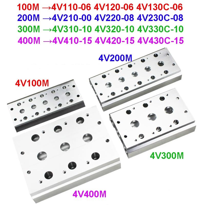 Collecteur pneumatique 4V210-06 multi-ports pour réduire les fuites d'air - 4