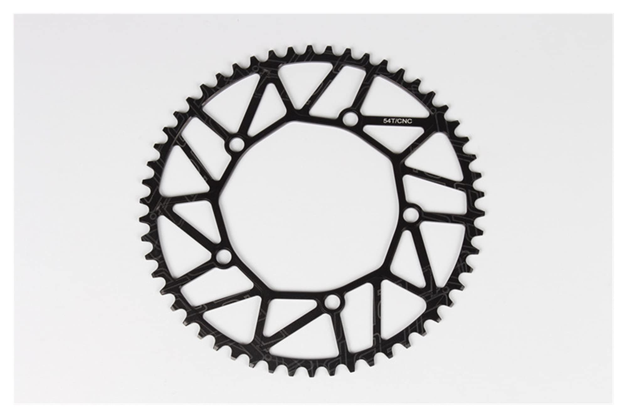 Sbziojhdr One Color Chain Ring， Crank Chain Ring，130Bcd 9 10 11 Speed Hollow Cnc Alloy Single Disc Chainwheel(54T)