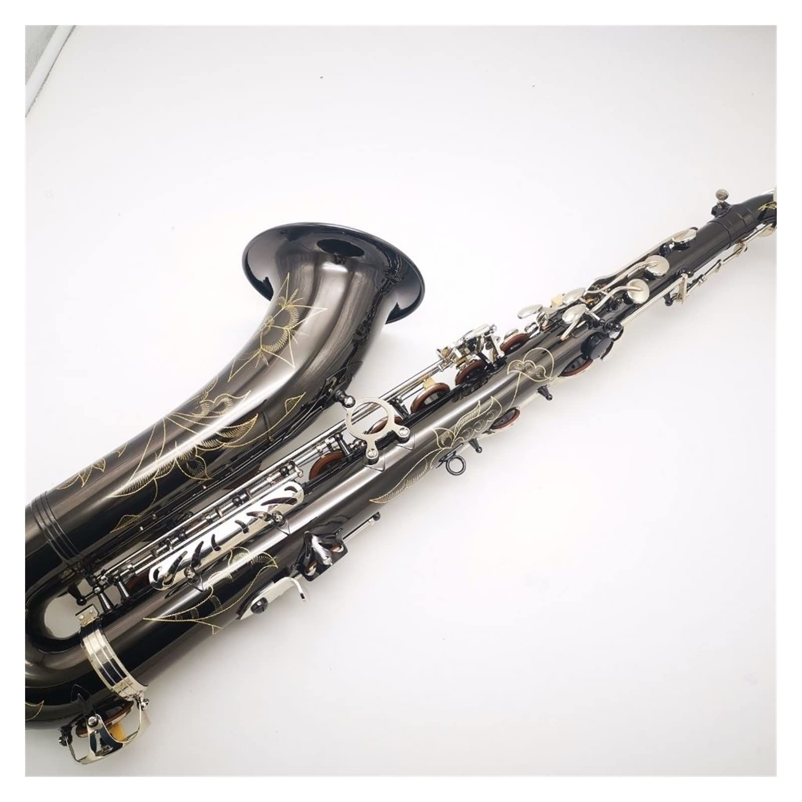 Sax Studente Sassofono Tenore in SIB Rame Bianco Nichel Oro B-Tune Strumento Sax Tenore Professionale