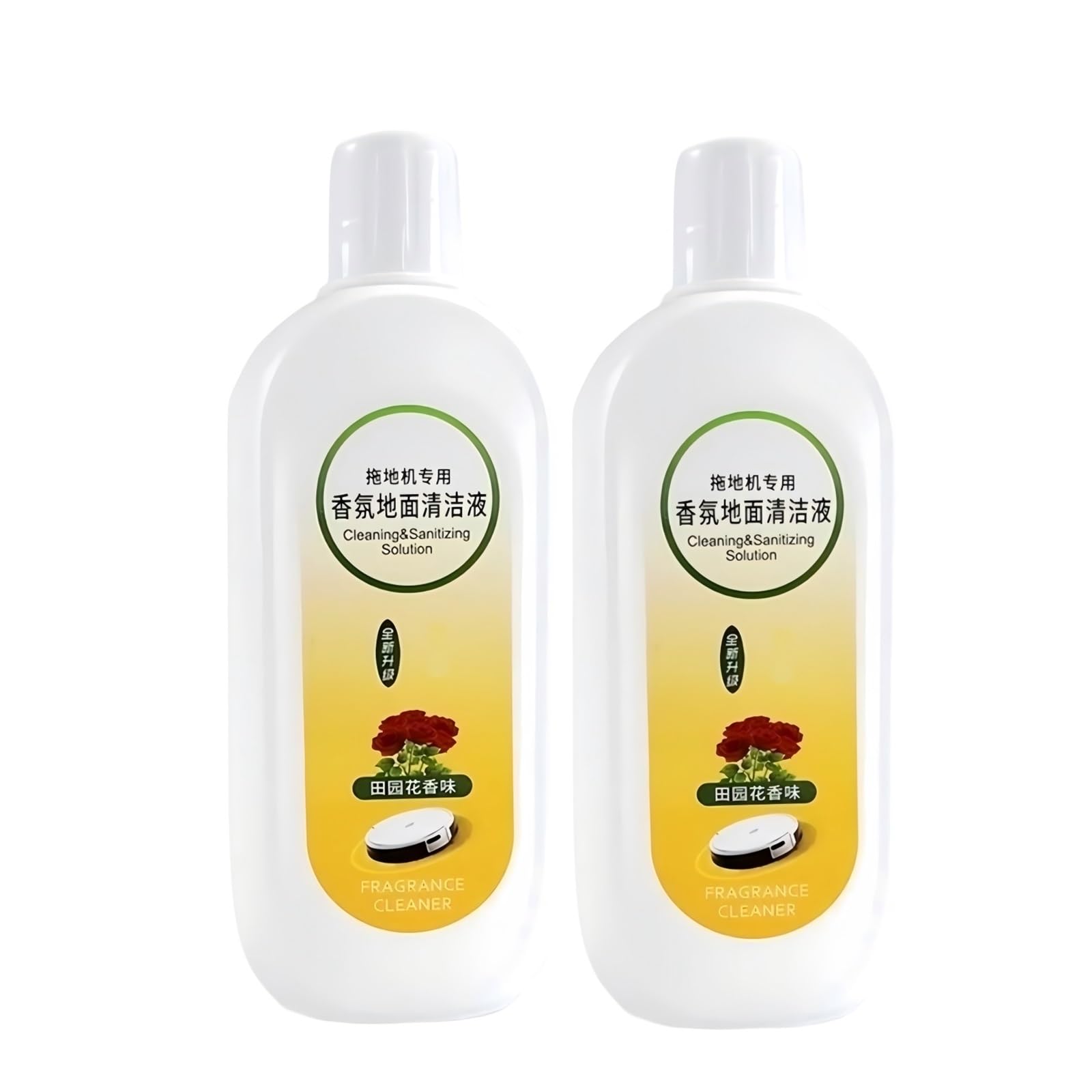 Soluzione detergente profumata al profumo di Provenza, compatibile con l'aspirapolvere robot Tineco, detergente liquido for pavimenti in legno, piastrelle, laminato, formula concentrata.(2pcs 500ML)