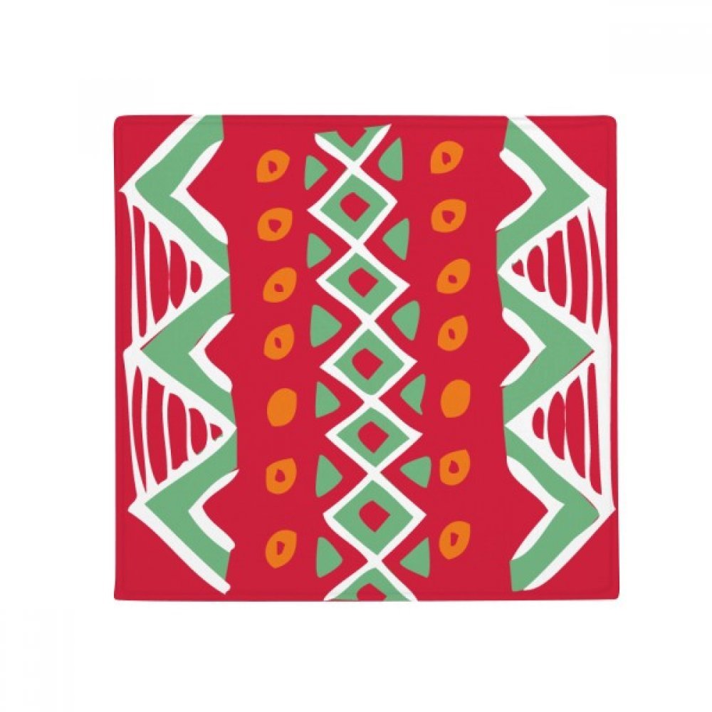Pet mat antidérapant multicolore 80x80cm et tapis de sol rouge Mexique