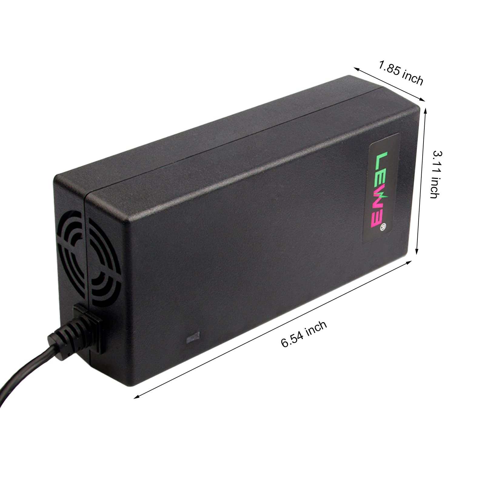 TREE.NB AC 110V to DC 48V 2.5A Lead Acid Battery, Switching Adapter Power Supply for Ebike Scooters Bycle 3 Holes Plug