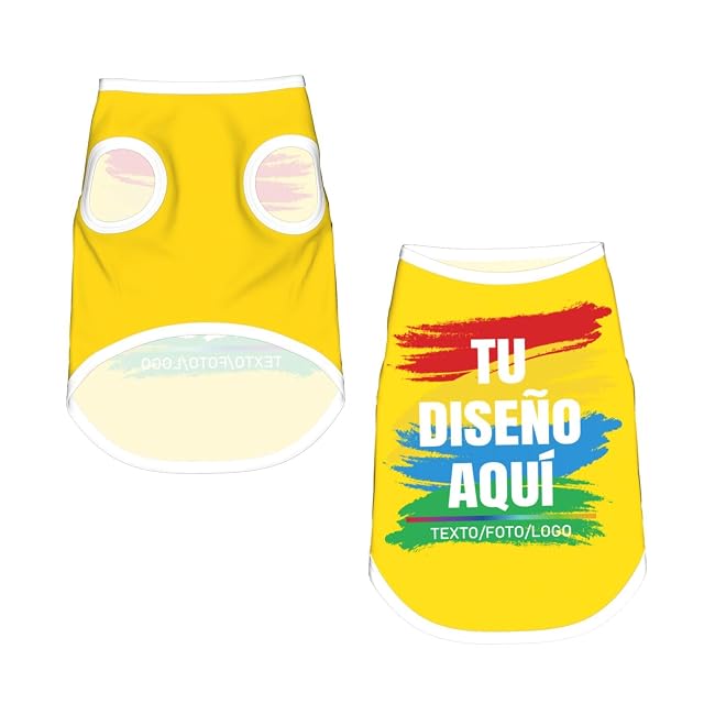 Foto 2 de 6 de Fyralune Camisas para Perros Personalizado con Imagen Perros Accesorios Personalizada Diseña tu Logo