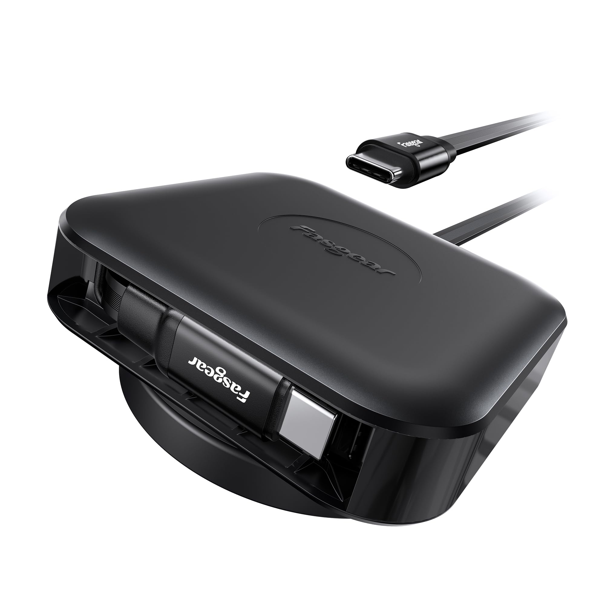 Amazon.co.jp: Fasgear巻き取り式Type Cケーブル、60W PD/PPS急速充電