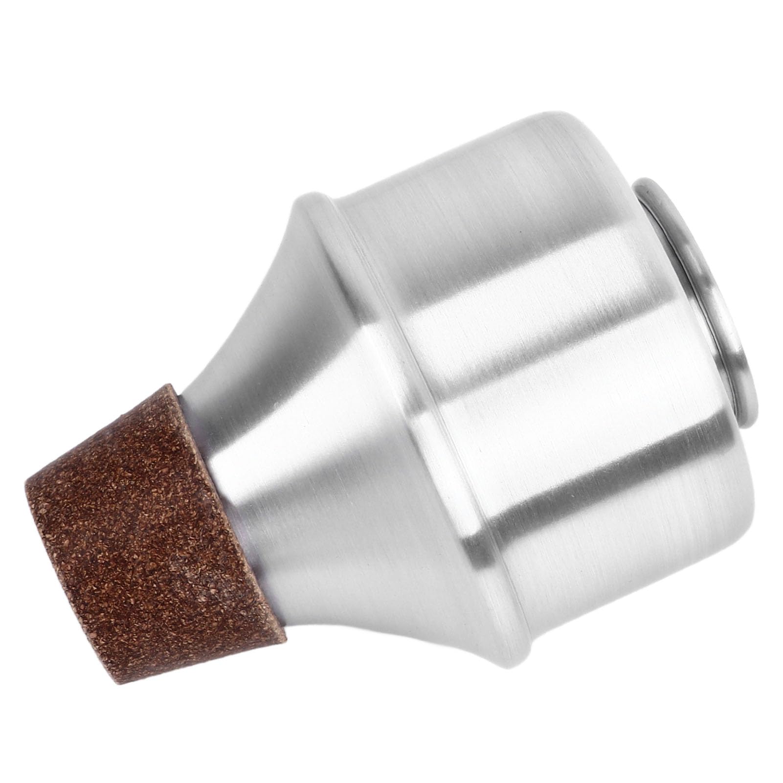 Trumpet Aluminum Alloy Practice Portable Trumpet Accessory for Beginners and Professionals Wind Instruments (Aluminum alloy + cork)