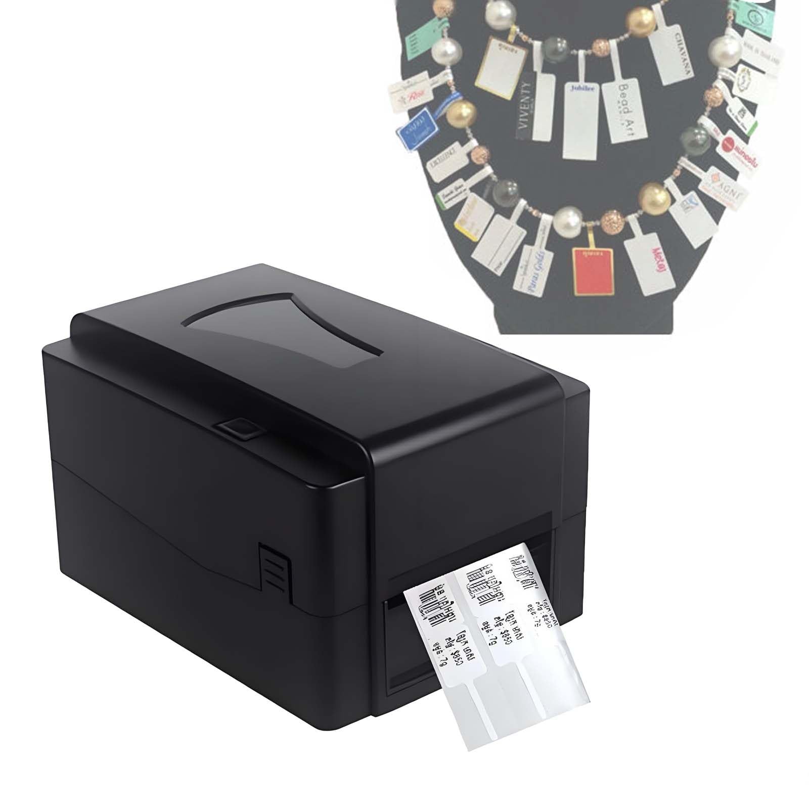 Drukarka wstążkowa do wąskich etykiet – szybkie stemplowanie przy 152 mm/s | idealna do etykiet markowych, mini prezentów i małych etykiet produktów