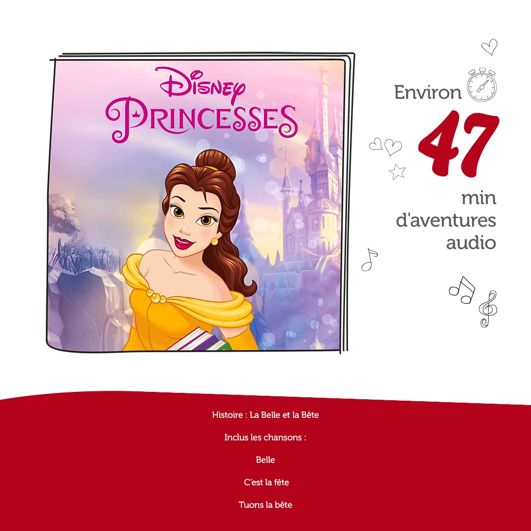 tonies Figurine La Belle et la Bête, Personnage avec Histoire Audio et chansons pour conteuse Toniebox, audioconte 4 Ans et Plus - boîte à Histoires Vendue séparément