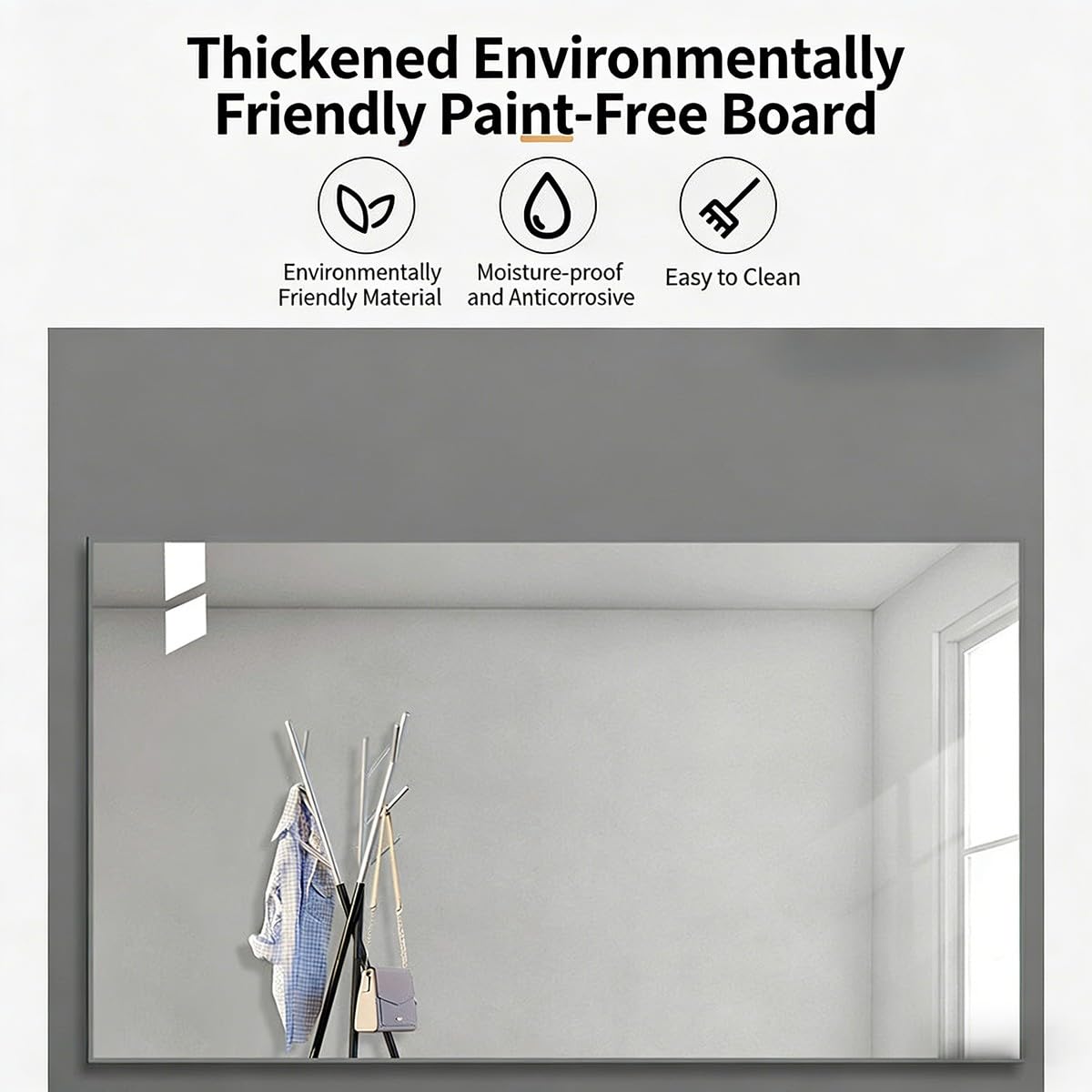 Specchio Palestra Specchio Grande a Figura Intera Specchio da Pavimento Anti-Rottura, Specchio Ultraleggero Moderno Grande per Casa, Palestra e YOG 40 * 60cm