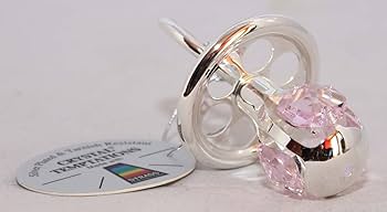 Amazon.co.jp: ピンクスワロフスキークリスタルシルバーメッキダミーby