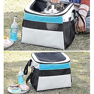 Dog-Bike-Basket-Carrier-Bag-Bicycle-Front-Carrier-Puppy-Dog-Cat-Travel-Bike-Carrier-Seat-Bag-Pet-Travel-Bag-with-Big-Side-Pockets-for-Small-Dog-Or-Cat-Up-to-13LbsTravel-with-Your-Pet-Safety - Cucciolini Doodles   Dog-Bike-Basket-Carrier-Bag-Bicycle-Front-Carrier-Puppy-Dog-Cat-Travel-Bike-Carrier-Seat-Bag-Pet-Travel-Bag-with-Big-Side-Pockets-for-Small-Dog-Or-Cat-Up-to-13LbsTravel-with-Your-Pet-Safety