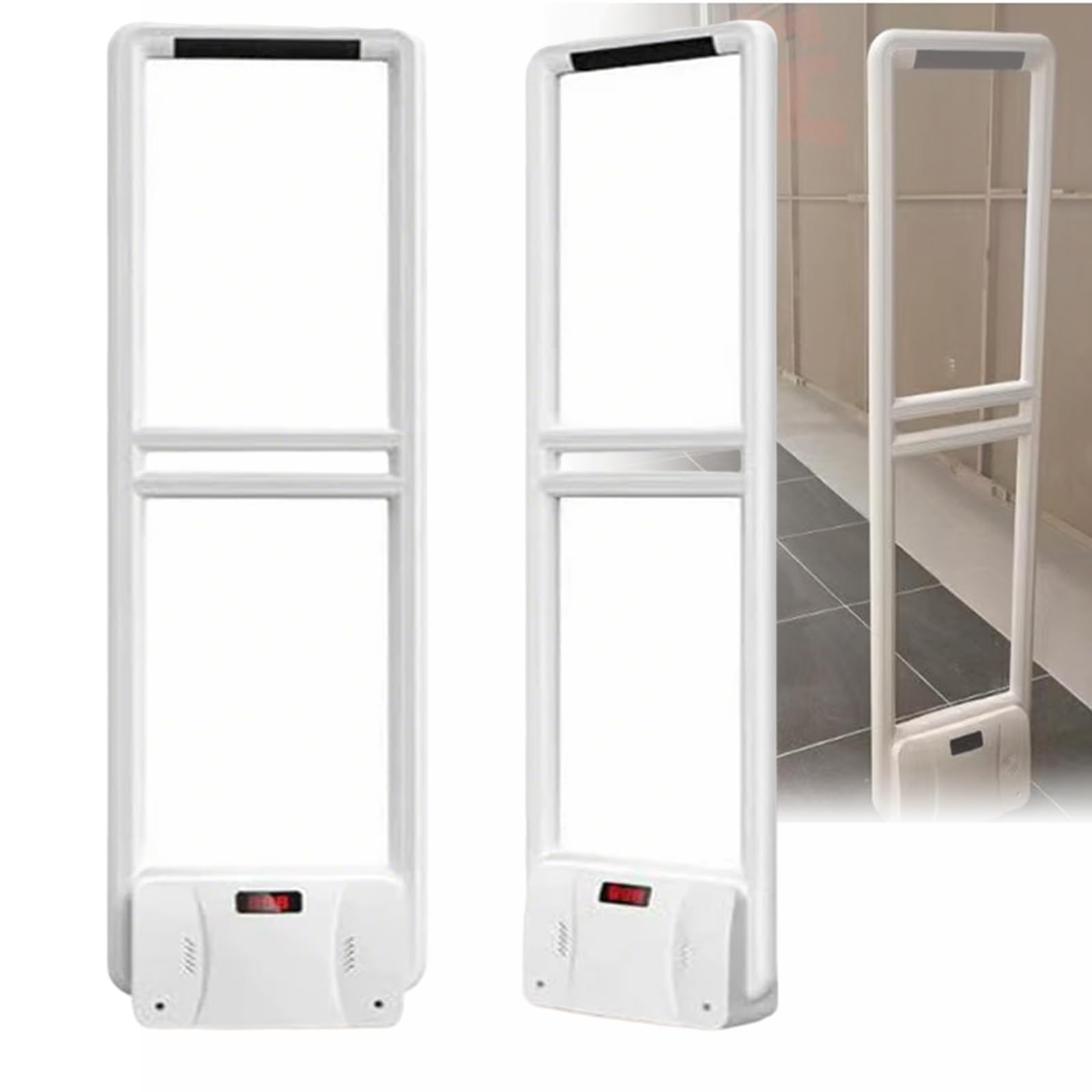 Puerta de Seguridad antirrobo, 8 alarmas de Voz, recordatorio instantáneo | Cubierta de detección precisa, sintonización remota, fácil instalación, paquete completo de accesorios