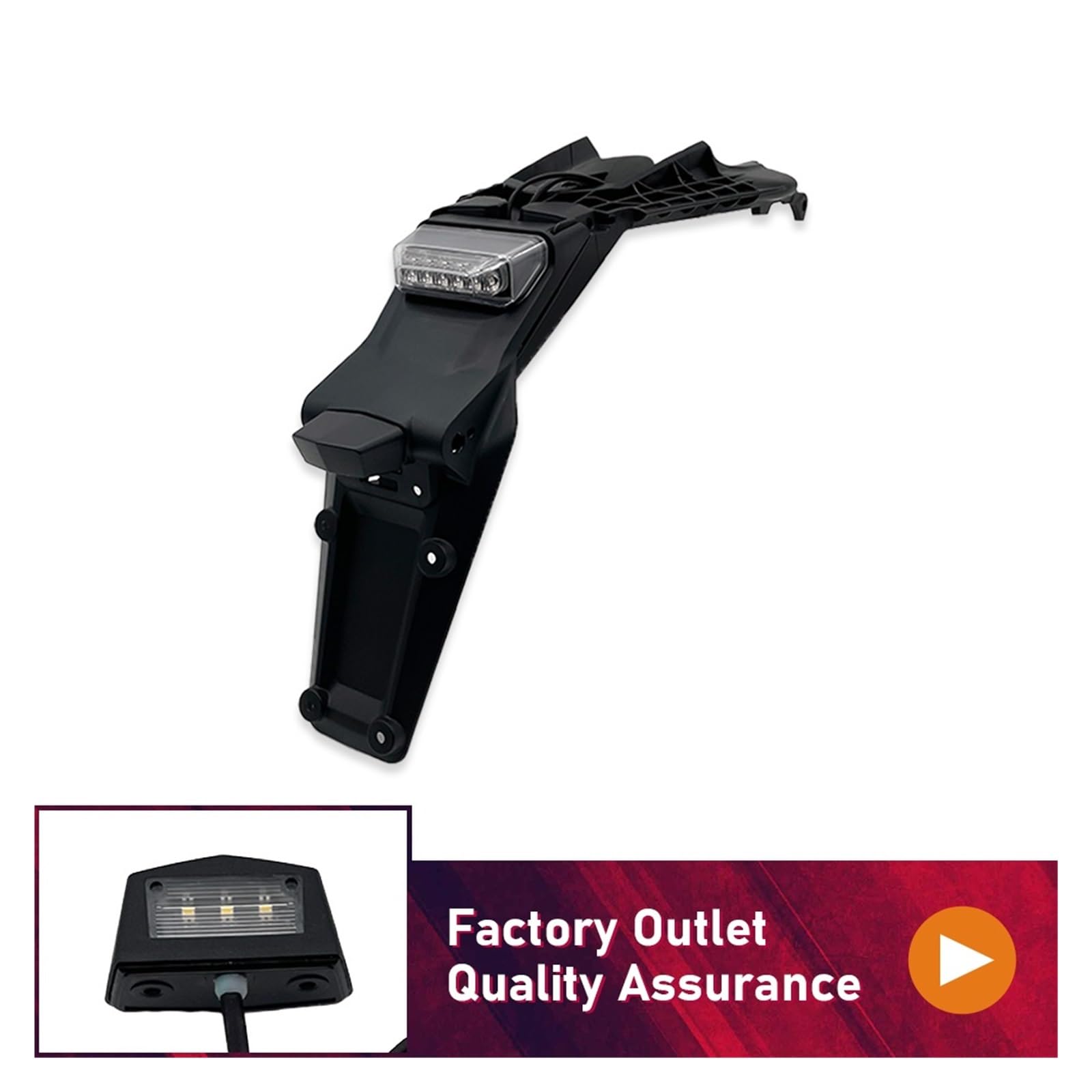 Estensione del supporto per targa posteriore a LED per moto, fanale posteriore con luce freno parafango per Husqv&arna 2024-2025 FE TE 125-501 Enduro Fanales Posteriore