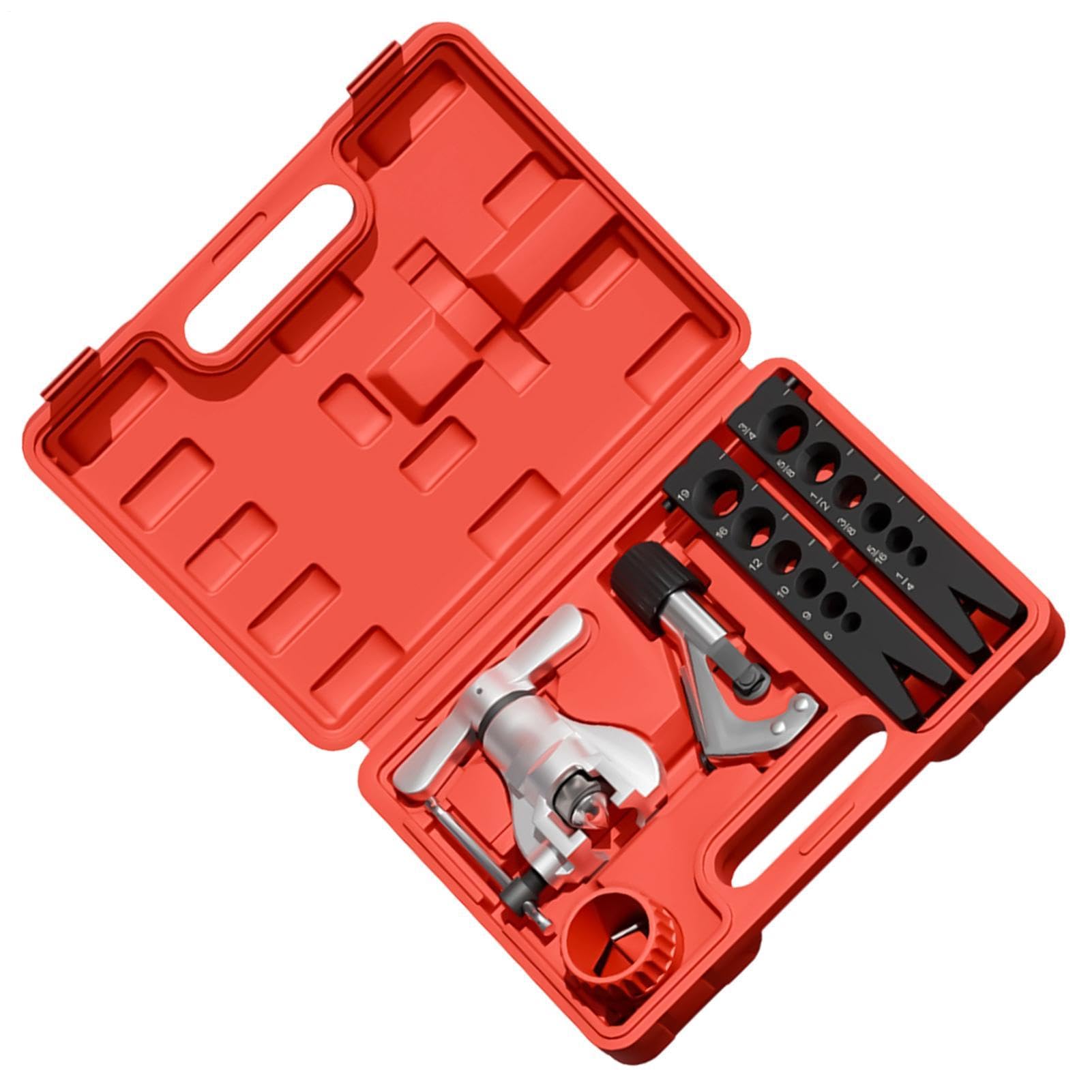 Herramienta Abocardadora De Frenos Kit De Reparación De Tuberías | Herramienta Abocardadora De Freno De Metal para Automóviles Camiones Sedanes Taller Hogar Garaje Industria y en