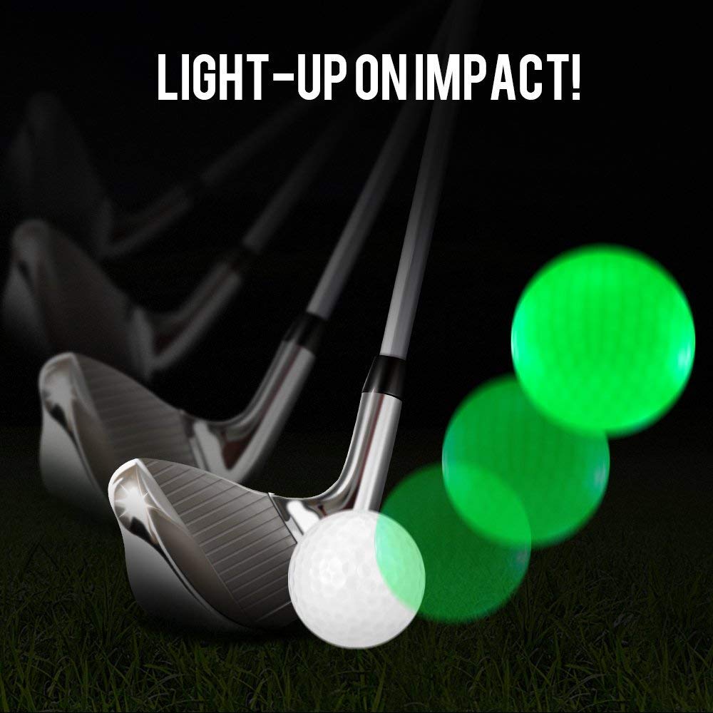Palline da golf con luci a LED, si illuminano al buio