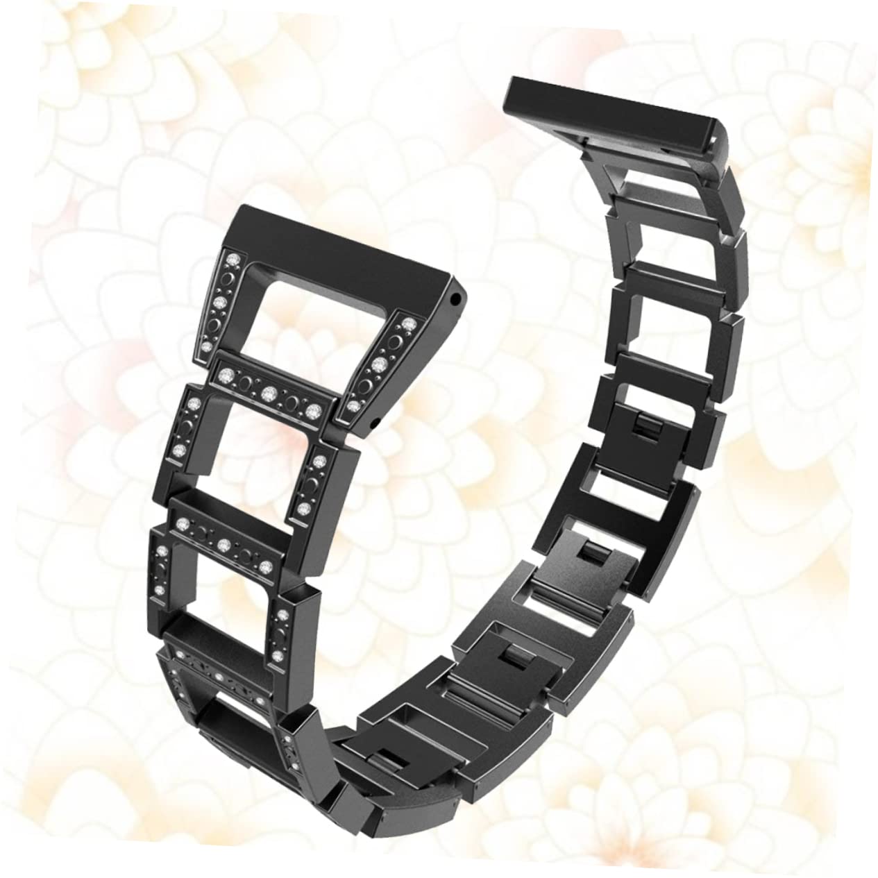 HEMOTON 2 Pièces Bracelet De Montre En Acier Inoxydable Bracelet De Montre- De Remplacement En Acier Inoxydable Trapézoïdal Lite