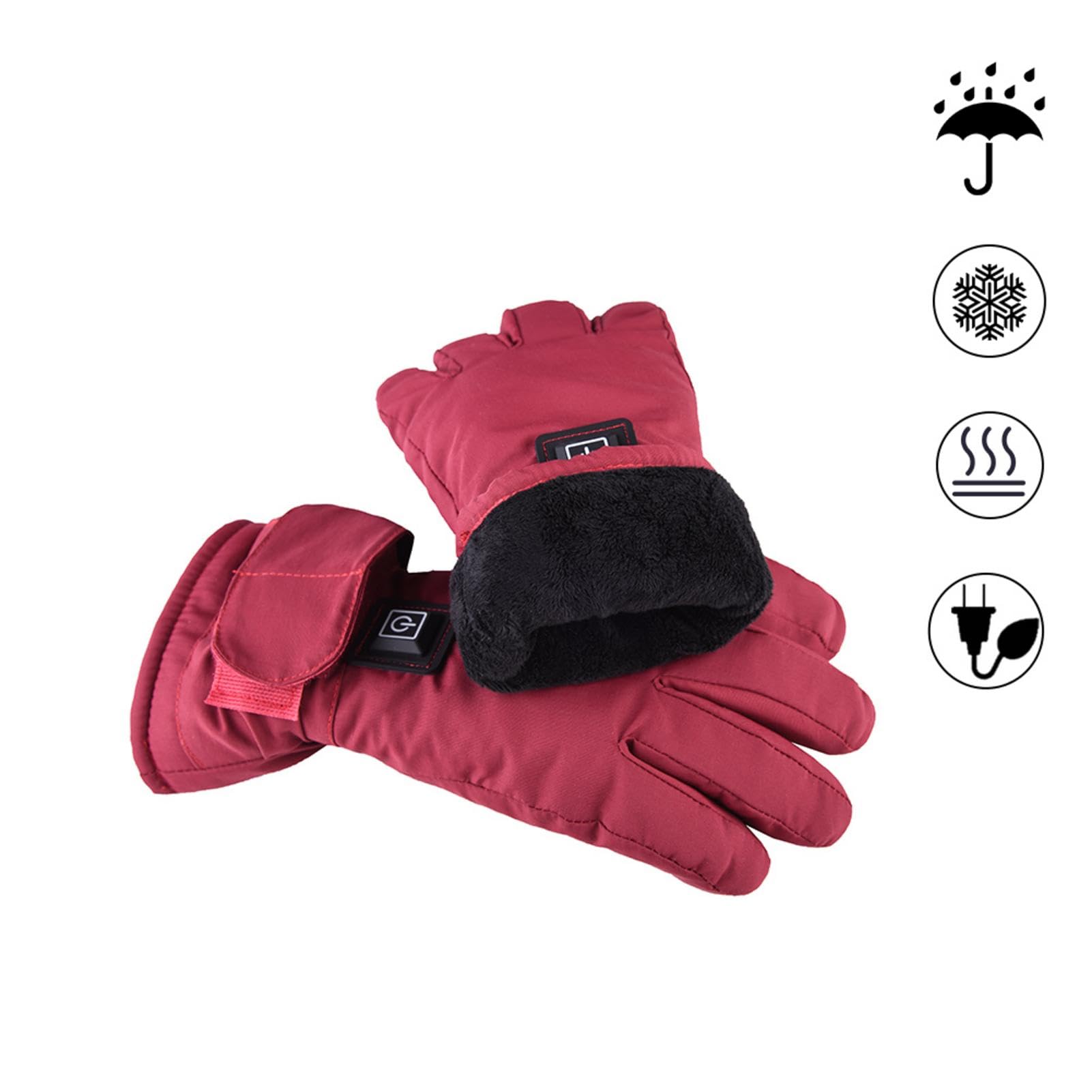 Guantes Calentadores,Guantes Calentadores Térmicos para Mujeres | Guantes de Pantalla Táctil de Pulgar, Guantes de Invierno para Mujeres, Guantes Calientes Impermeables, Guantes Calentadores para