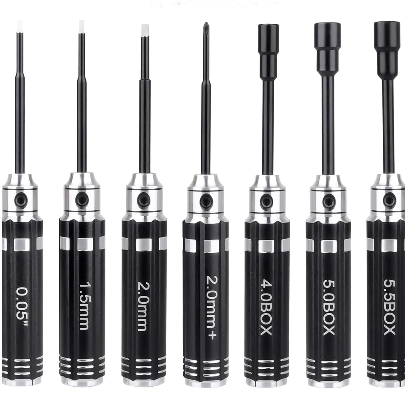 7Pcs RC Car Tools Hex Driver Set Screwdriver for TRX4M TRX4MT SCX24 FCX24 /1/18 1/24 1/16 Scale Crawler Truck Buggy Rally