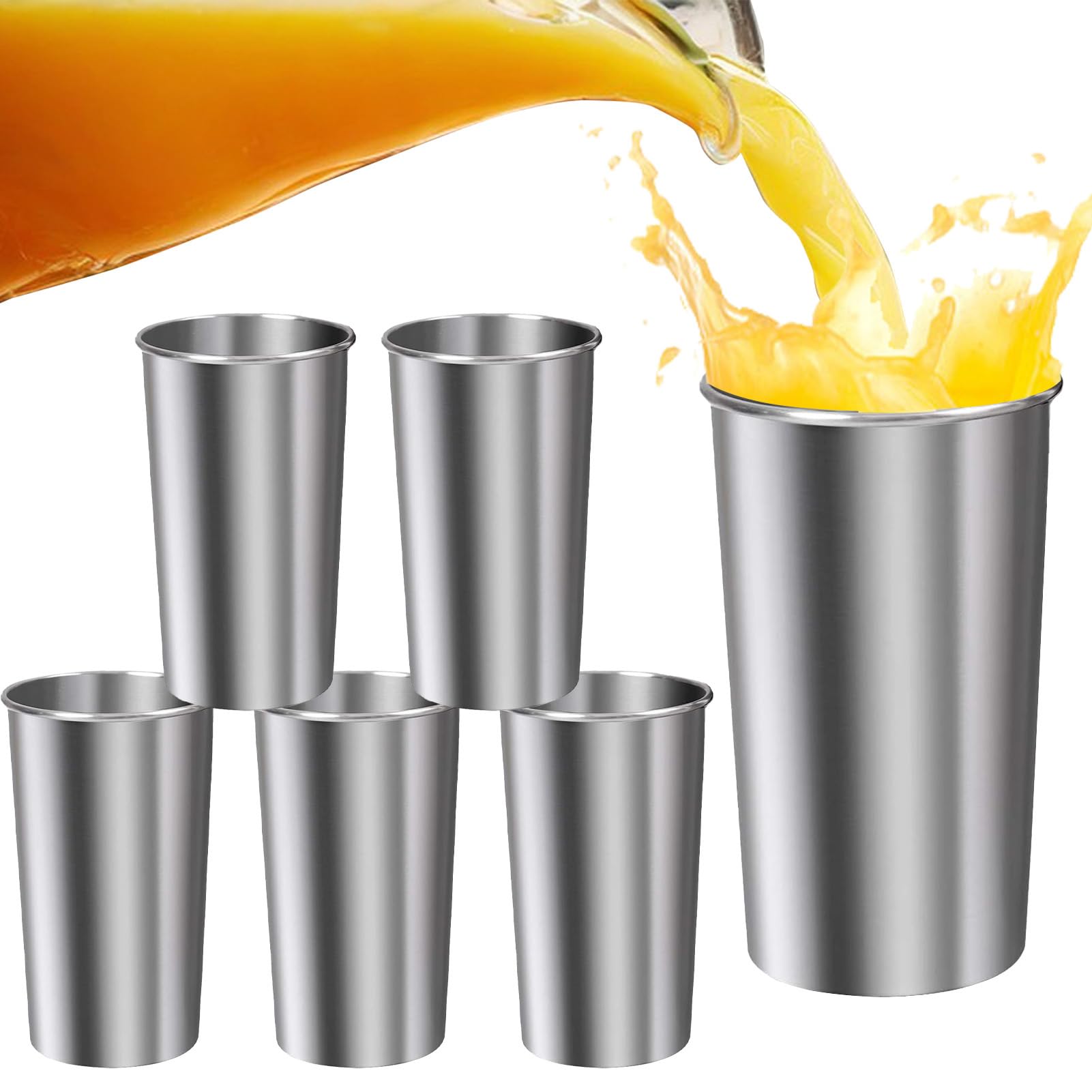 Pour Tumbler 600 ml Empilable, Verre Hydratation