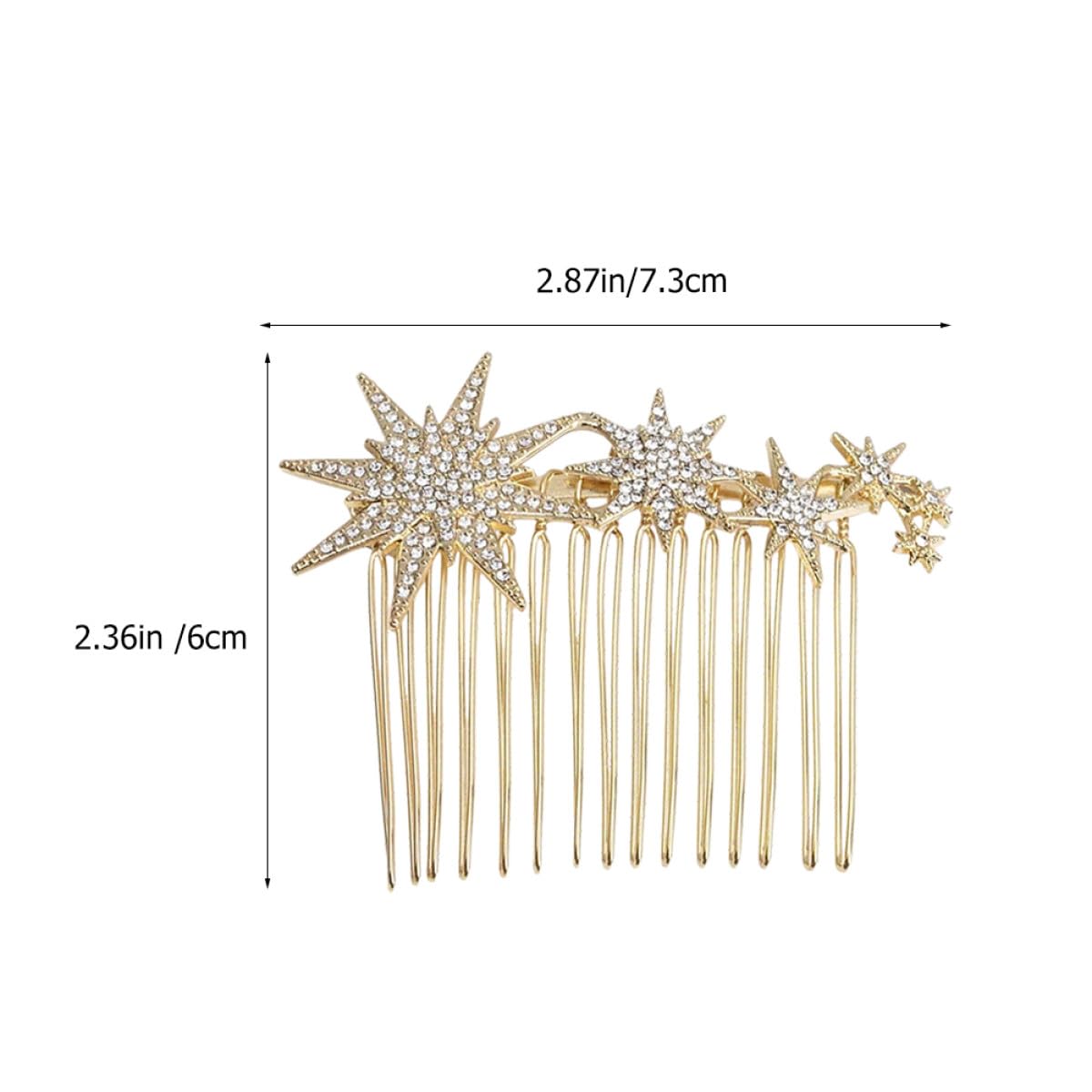 Baluue 10stücke Strass Haarkämme Für Eleganter Haarschmuck Für Hochzeiten Braut Haarnadeln Glänzende Haarclips Für Besondere Anlässe Langlebige Und Einfache Anwendung