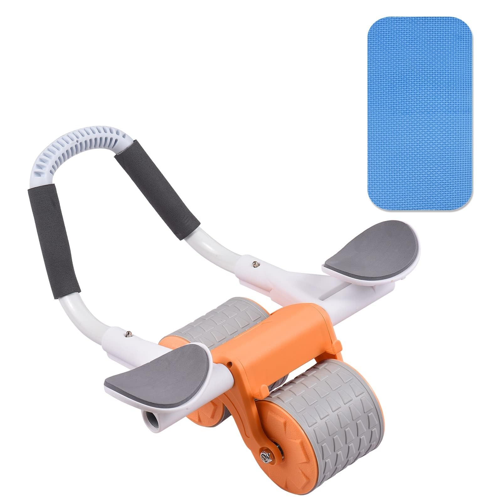 Ruota For Addominali Con Supporto For Gomito, Carico 150 Kg,Rullo For Esercizi Addominali Di Rimbalzo Con Ginocchiera,Stimolatore Addominale For Allenamento In Palestra A Casa, Allenamento For La Forz