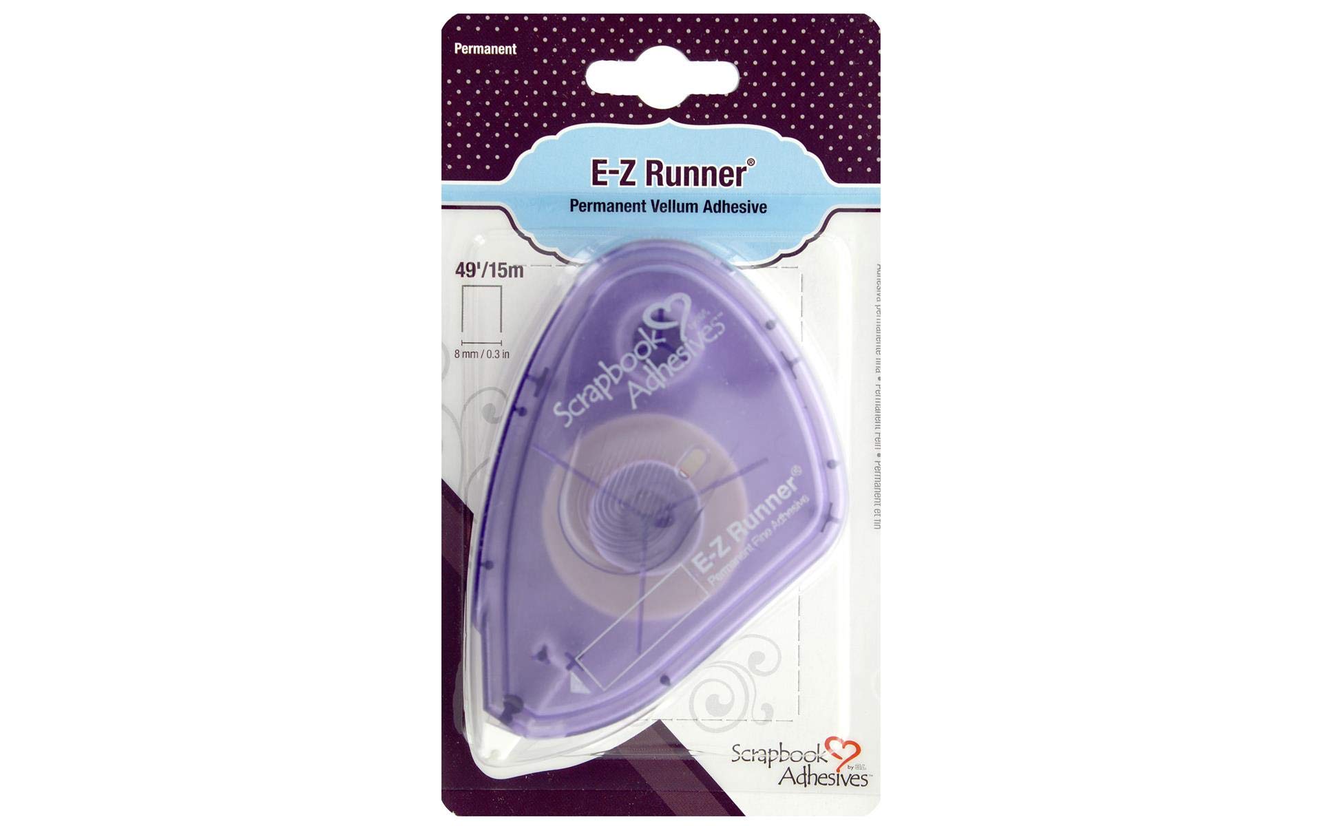 3L Scrapbook Adhesives E-Z Runner Fine Adhesive-Permanent.375" X49'