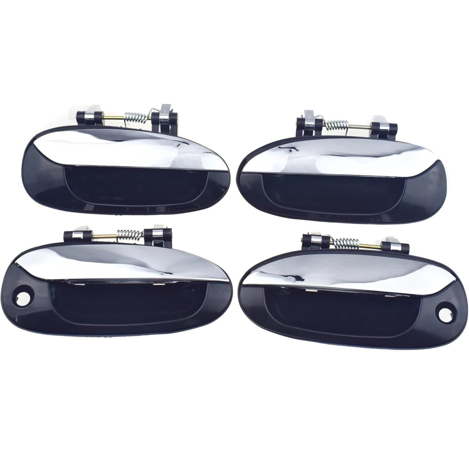 Glymzoi One Color Car Exterior Door Handles Car Outer Door Handle For Kia For Carens 2003-2006 4Pcs Outside Exterior Left Driver Right Passenger