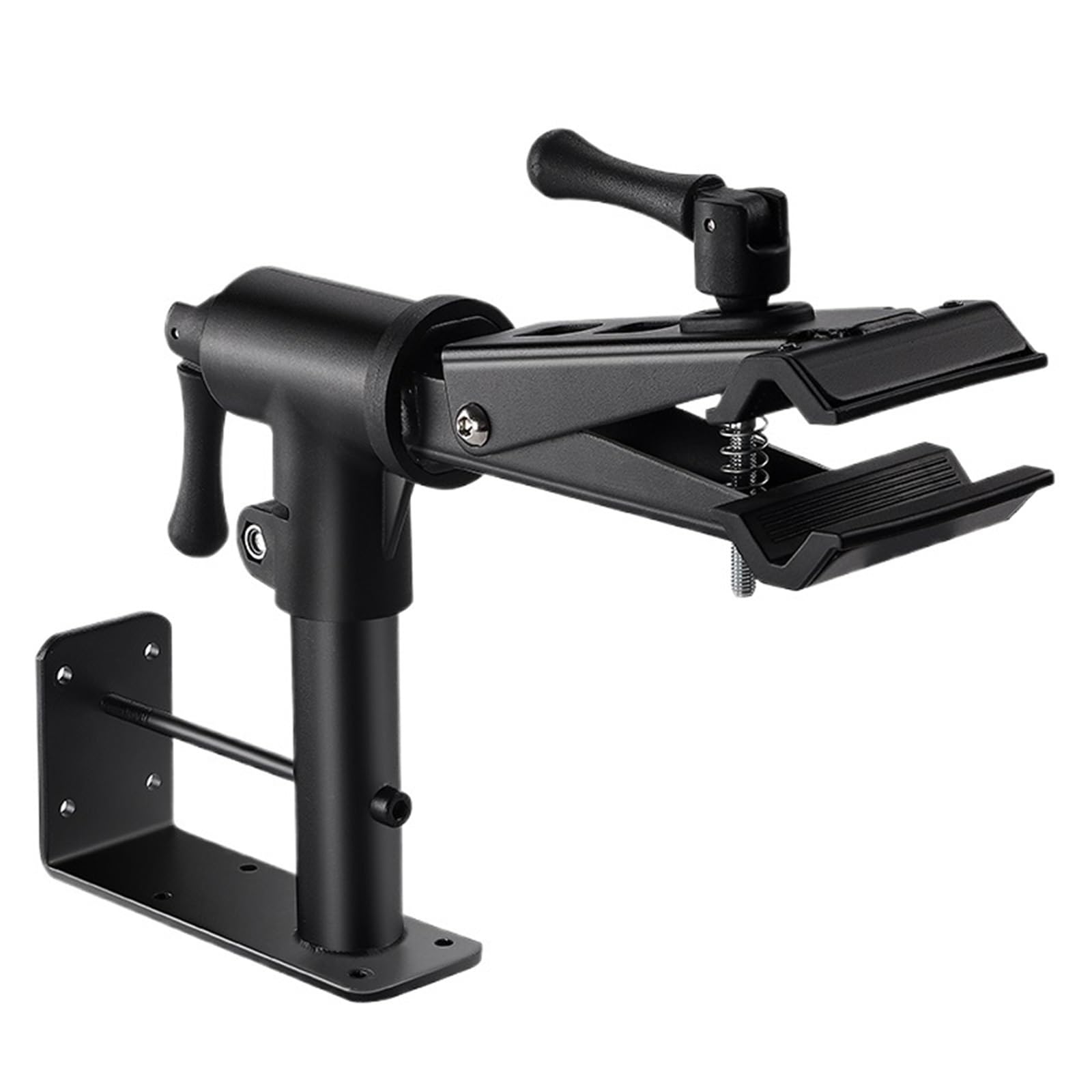 Cavalletto Manutenzione Bici Supporto for bici in lega di alluminio, supporto professionale for riparazione biciclette, portabici pieghevole regolabile, for la(Desktop Wall Mount)