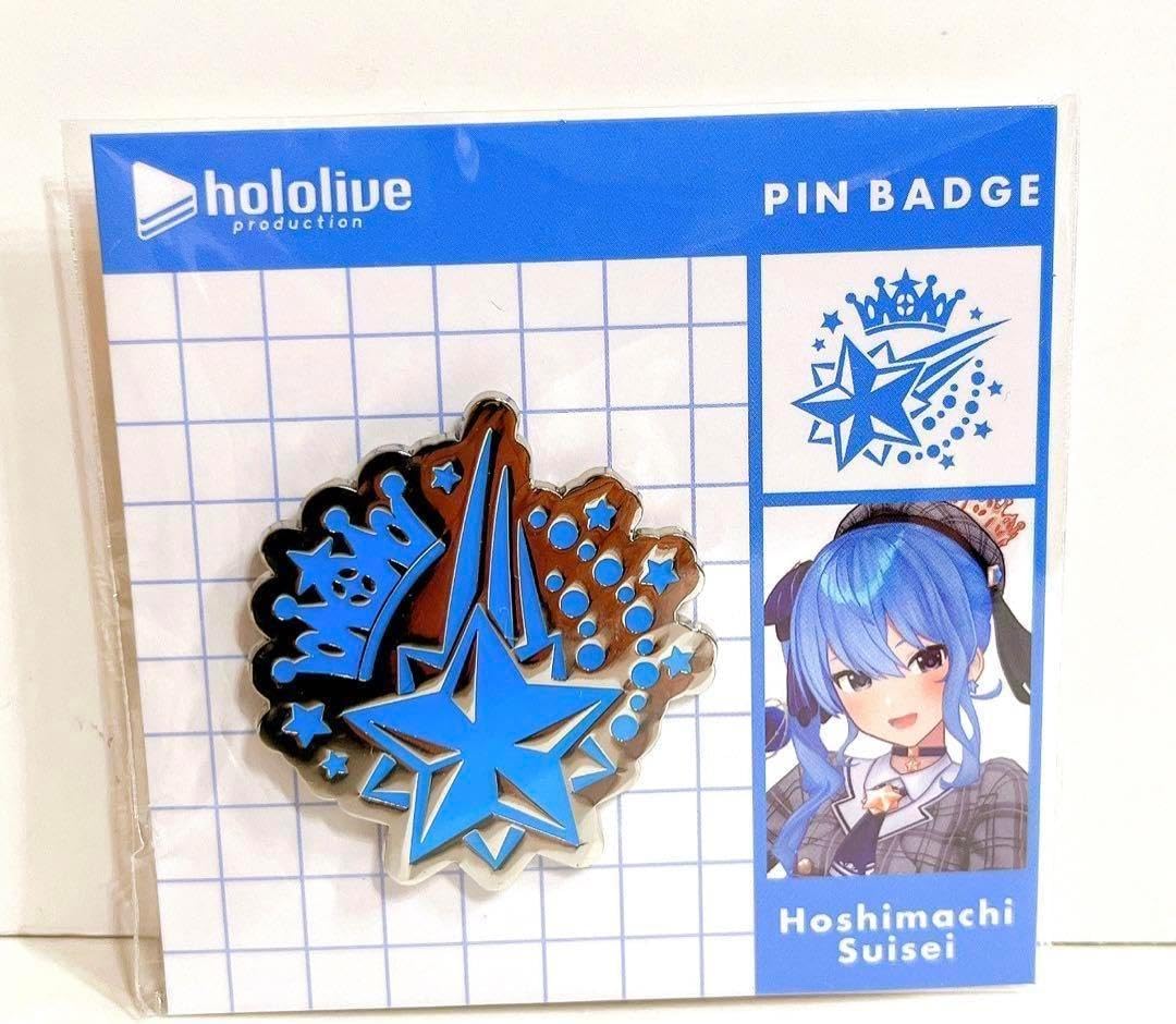Amazon.co.jp: ホロエンブレム ピンバッジ 星街すいせい すい