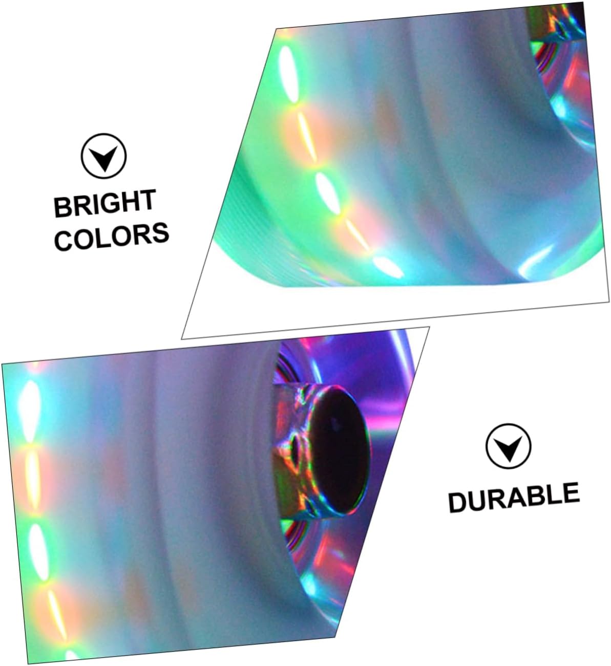 Mikikit Glowing Wheel Ice Skate Wheels Skating Accessories Double-row Roller Skate for Outdoor Use