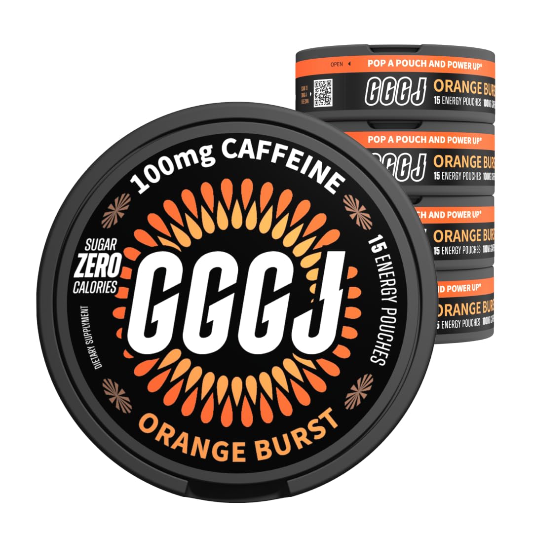 Amazon.com: GGGJ Plant-Based Nootropic Pouches | Energy Pouches