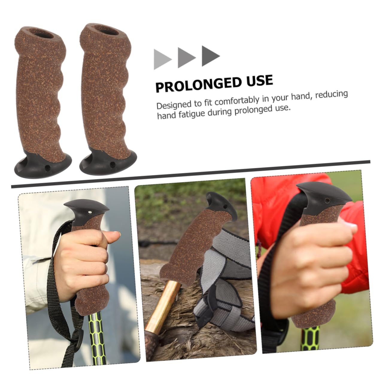 Toddmomy Poignée De De Randonnée Pôle Bâtons De Marche pour La Randonnée Poignée pour De Randonnée Canne Aveugle Pliante Piscine De Marche Liège
