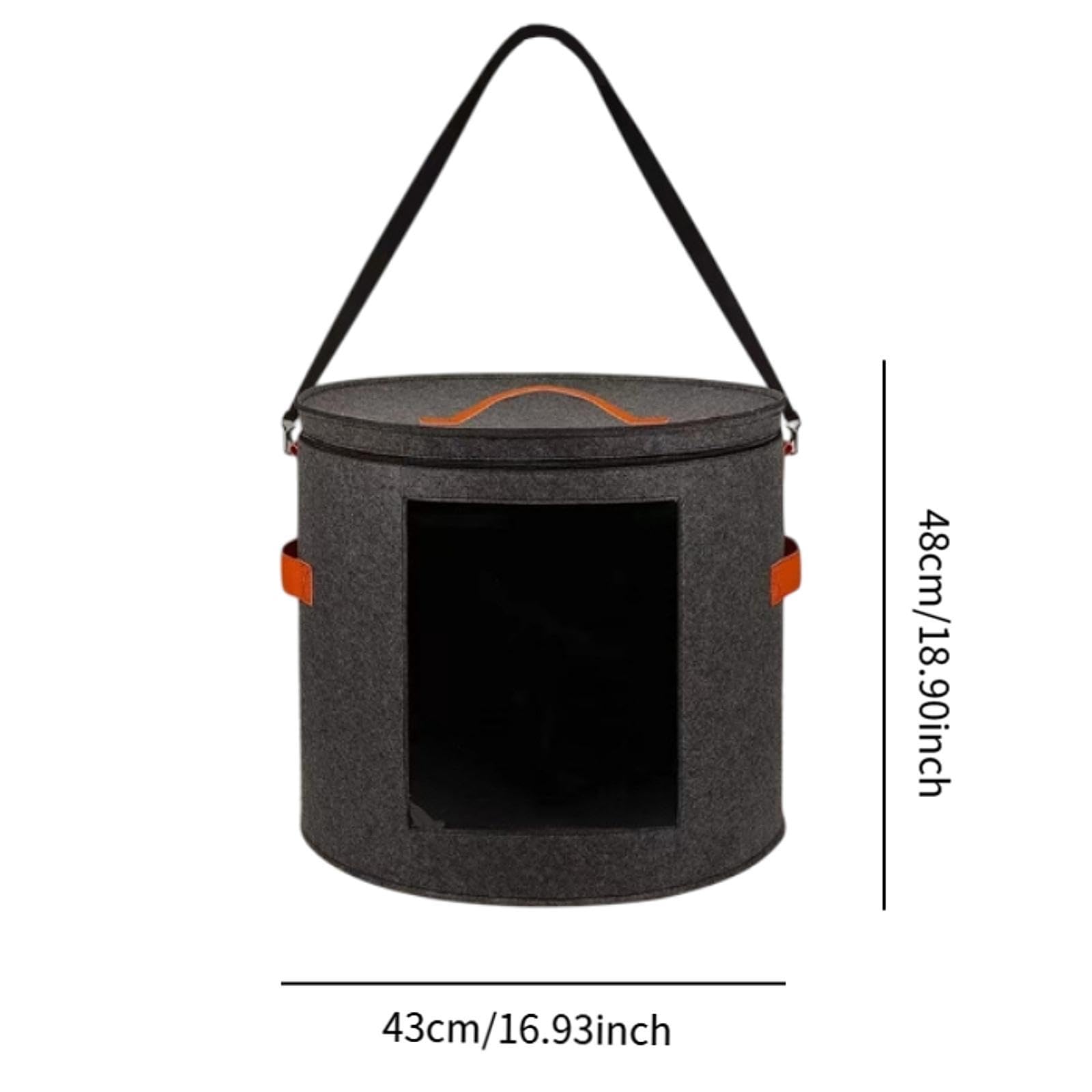 Caja para Sombreros de Mujer con Tapa, Estuche para Guardar Boinas en O en Casa.