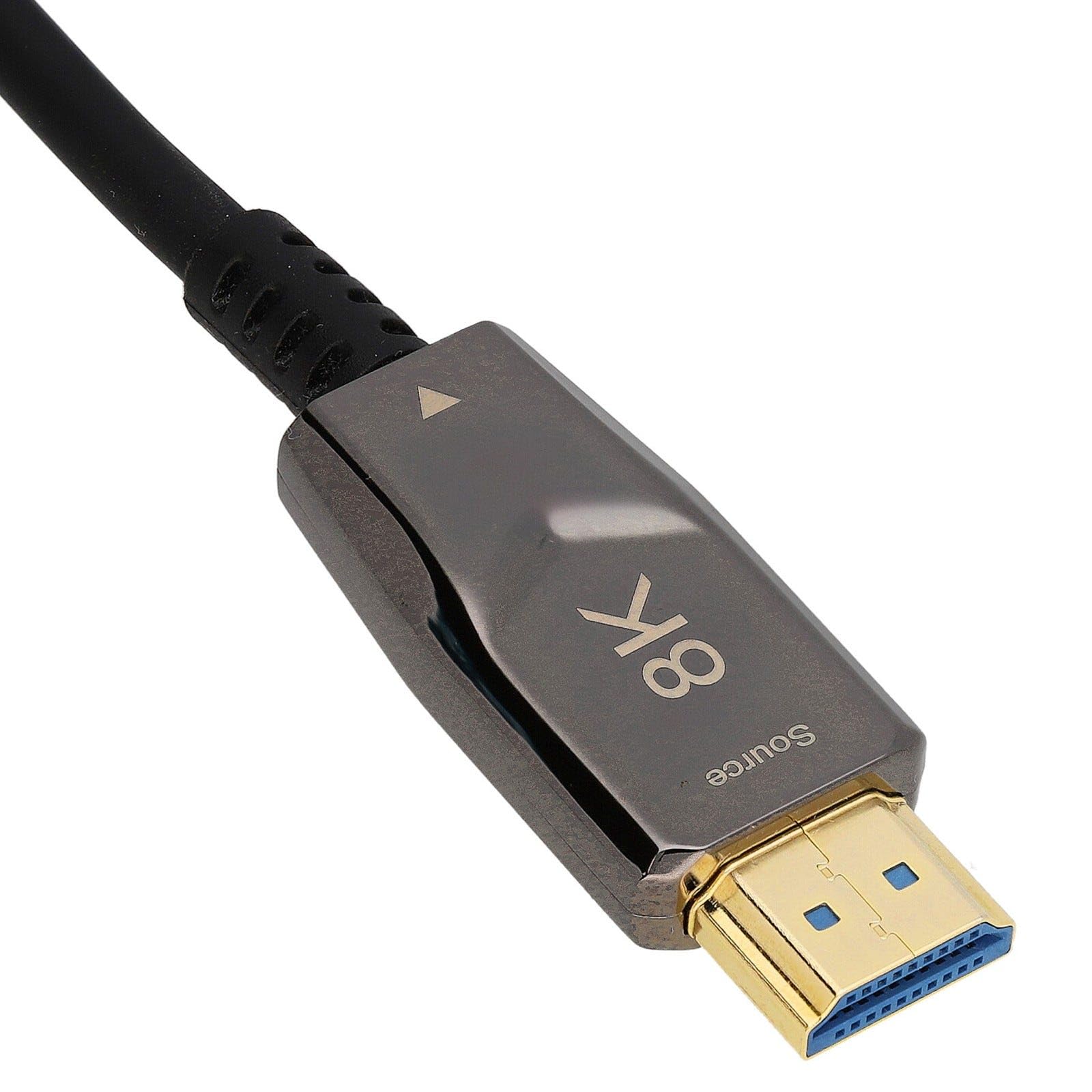 kenable 8K HDMI 2.1 Active Optical Hybrid Cable Slim AOC HDR 48Gbps 8K 60Hz/4K 120Hz 20m