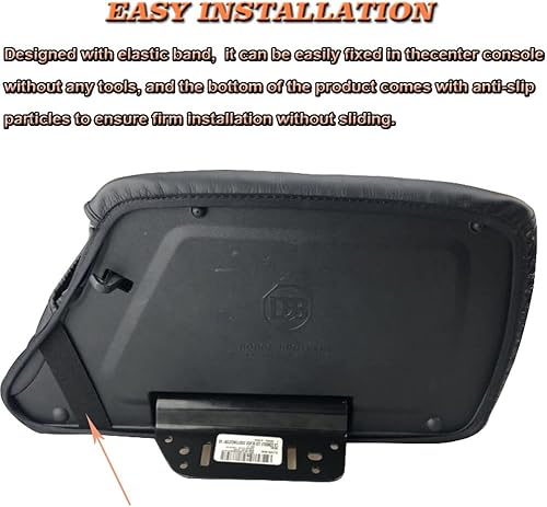 Miniatura 6 de BOYOUS Funda impermeable para reposabrazos de automóvil, cubierta de almohadilla de consola central, resistente a los arañazos, protector de cuero,