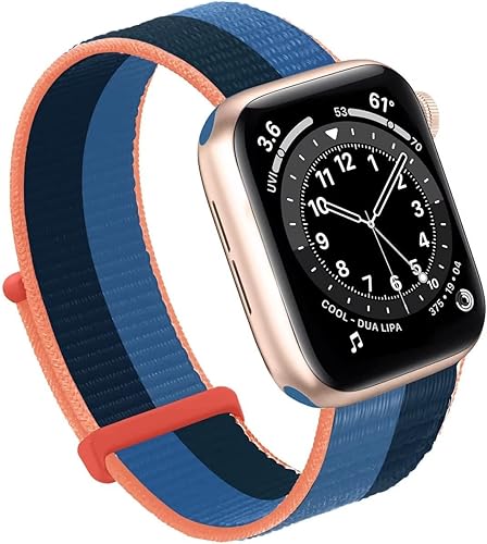 Miniatura 7 de Bifeiyo - Correa loop deportiva de nailon compatible con Apple Watch 49mm, 45mm, 44mm, 42mm, 41mm, 40mm, 38mm, para iWatch Series Ultra, 8, 7, 6, 5,