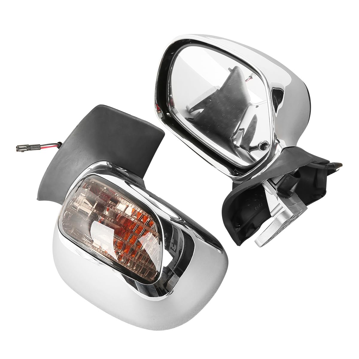 Amazon.com: TCMT Left Right Rear View Mirrors W/Turn Signals Fits