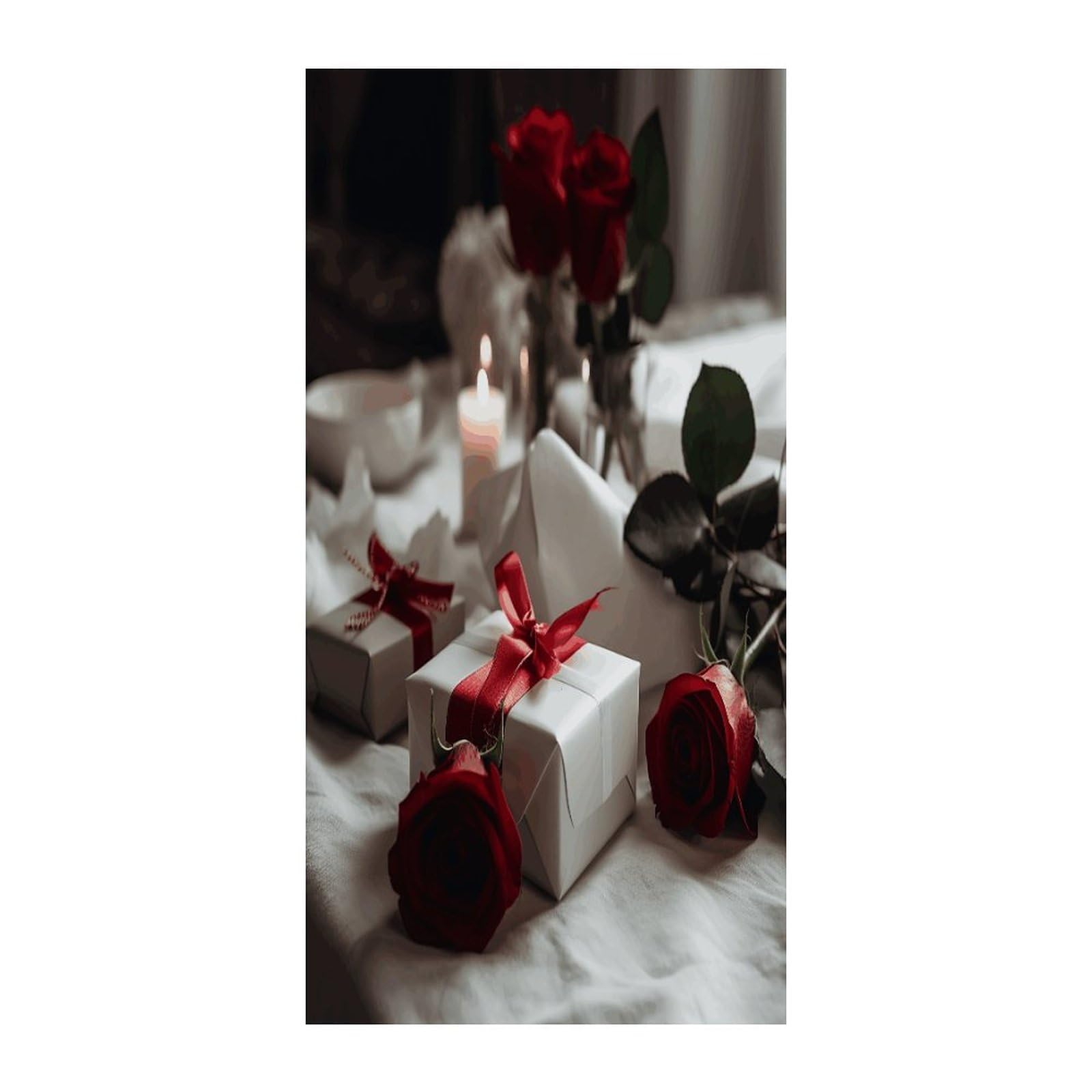 Fekiloot Style Gifts And Roses Door Curtain Room Divider Curtains